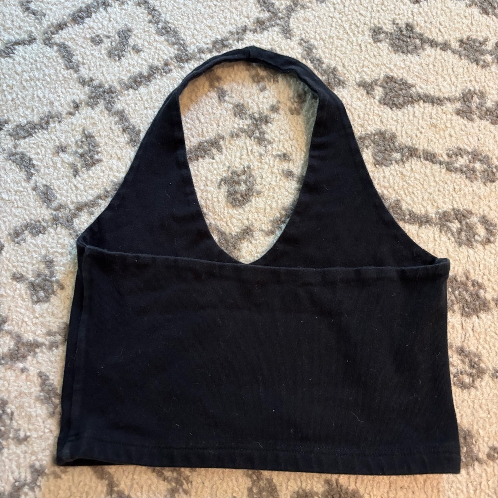 Brandy Melville black halter tank